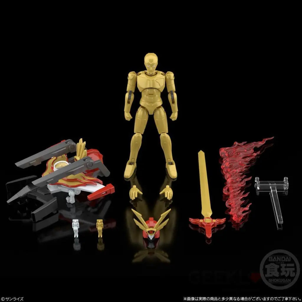 Smp Shokugan Modeling Project The Brave Fighter Of Sun Fighbird W/O Gum Action Figure