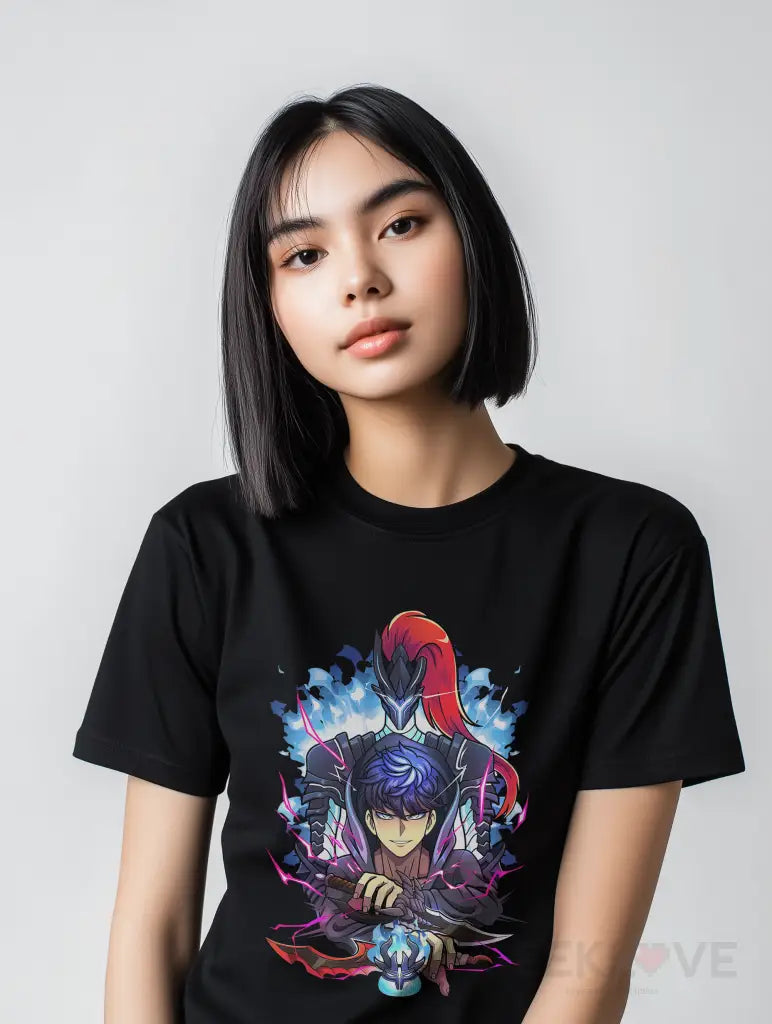 Solo Leveling Jin-Woo Premium Graphic Tee Apparel