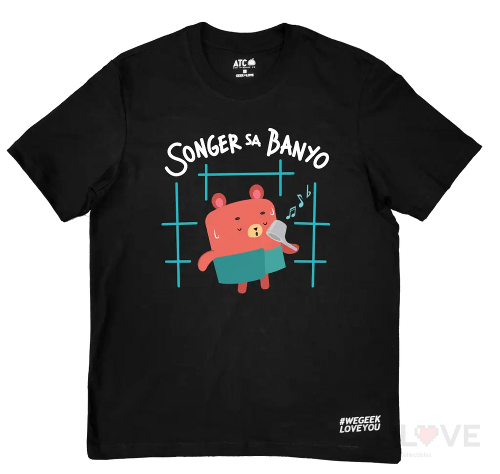 Songer Coffee Bear Premium Geek Tee Xs / Black Apparel