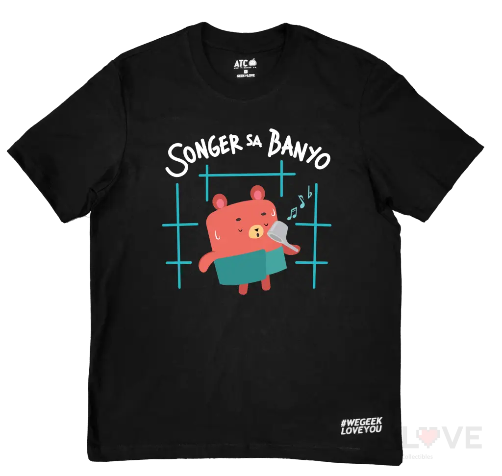 Songer Coffee Bear Premium Geek Tee Xs / Black Apparel