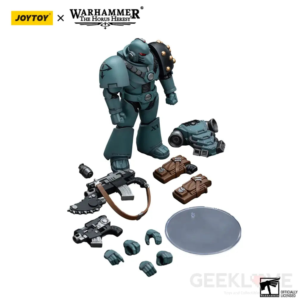 Sons Of Horus Mkvi Tactical Squad Legionary With Bolter & Chainblade Action Figure