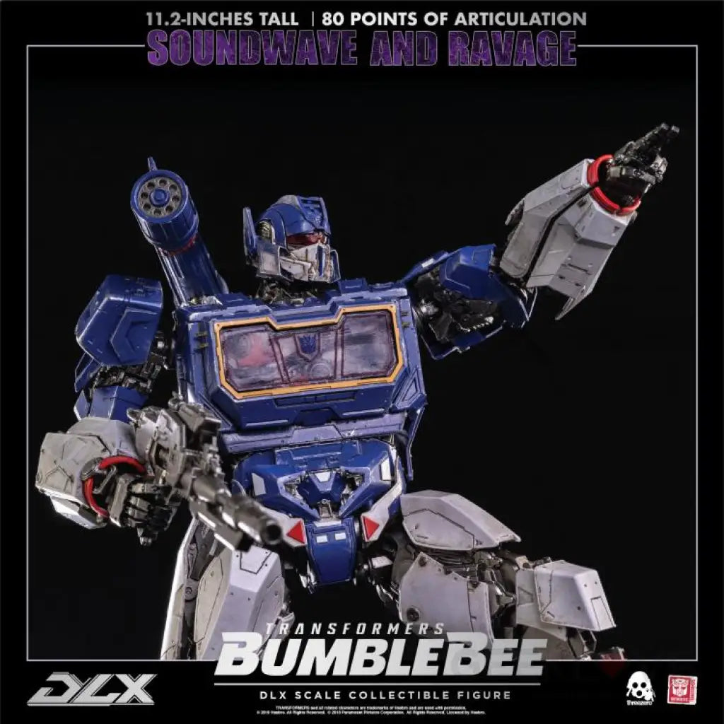 Soundwave and Ravage- Bumblebee DLX Scale Collectible Series - GeekLoveph