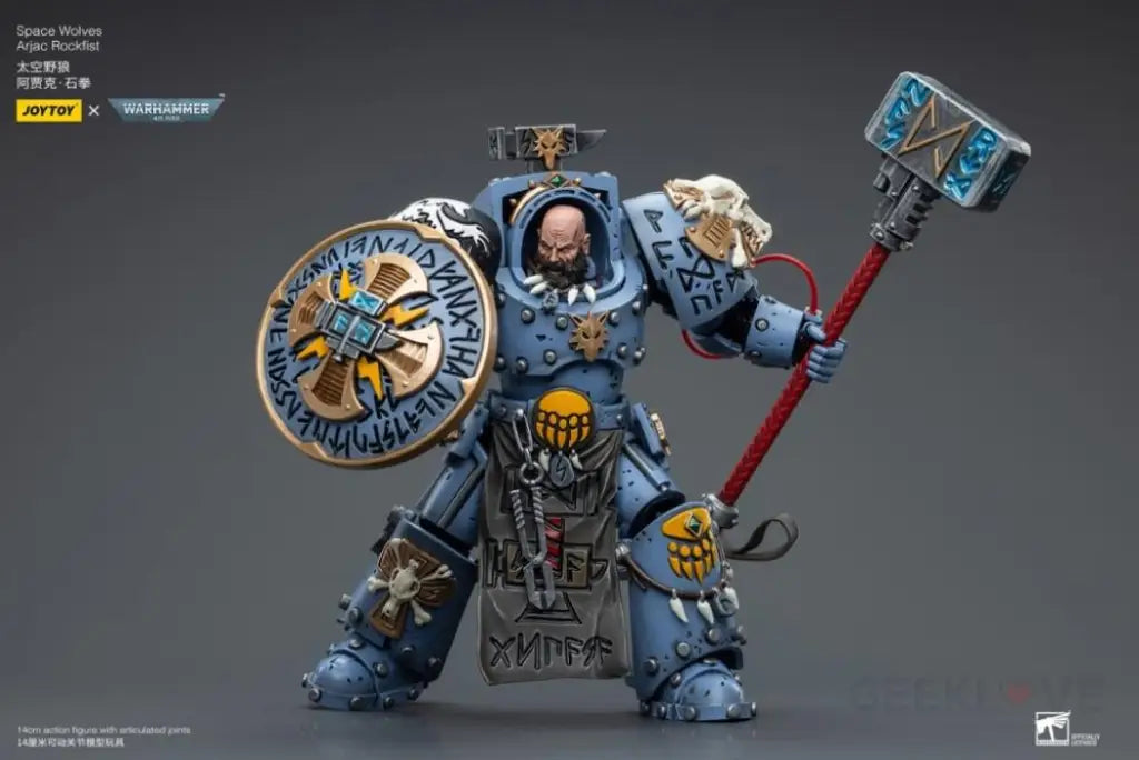Space Wolves Arjac Rockfist Action Figure