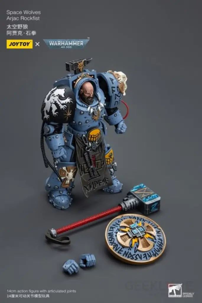 Space Wolves Arjac Rockfist Action Figure