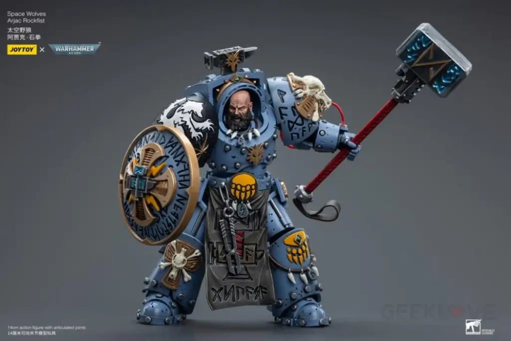 Space Wolves Arjac Rockfist Action Figure