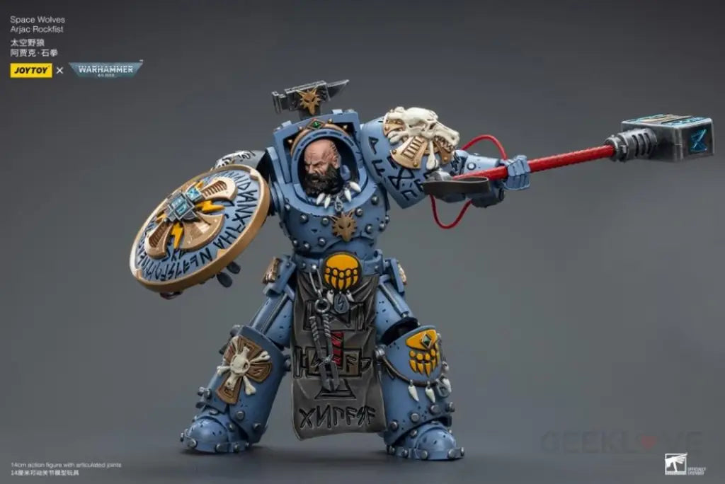 Space Wolves Arjac Rockfist Action Figure