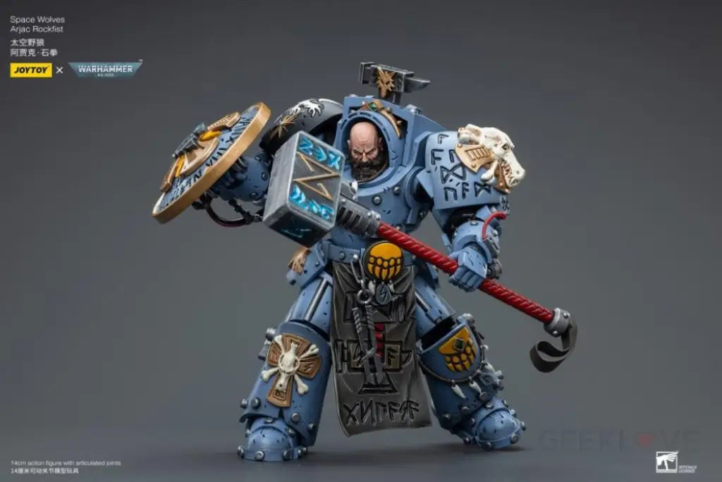 Space Wolves Arjac Rockfist Action Figure