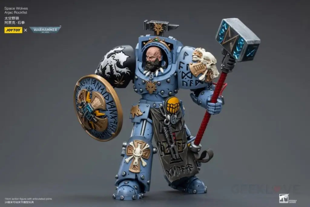Space Wolves Arjac Rockfist Action Figure