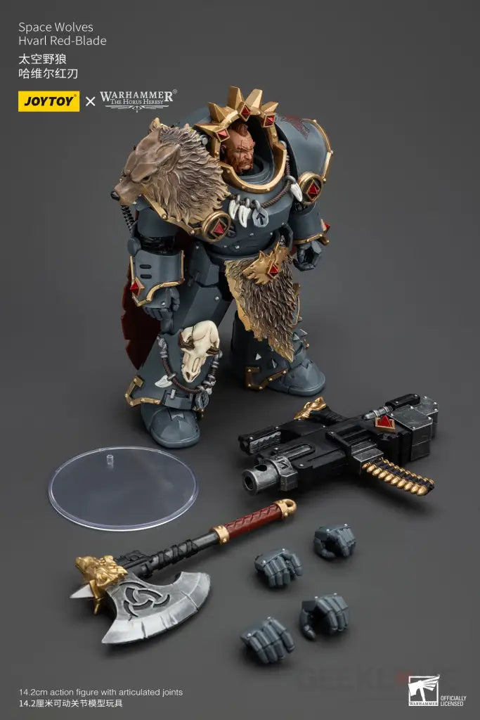 Space Wolves Hvarl Red-Blade Action Figure