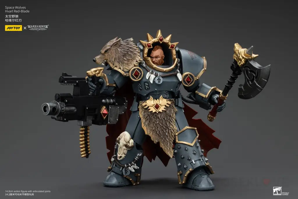 Space Wolves Hvarl Red-Blade Action Figure