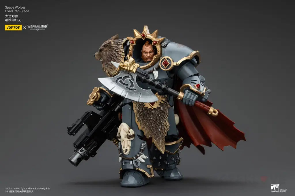 Space Wolves Hvarl Red-Blade Action Figure