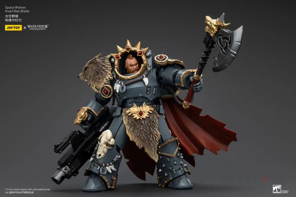 Space Wolves Hvarl Red-Blade Pre Order Price Action Figure