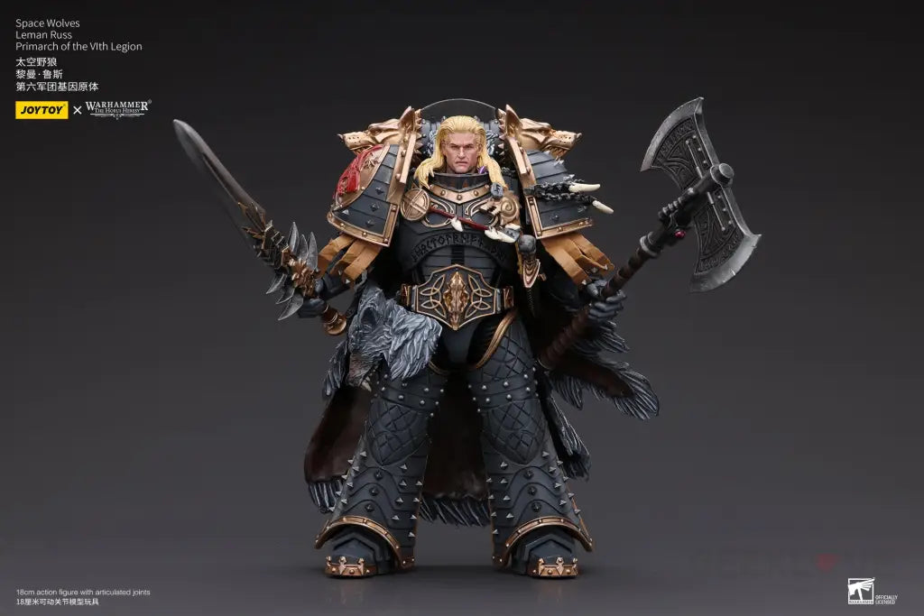 Space Wolves Leman Russ Primarch Of The Vith Legion Action Figure