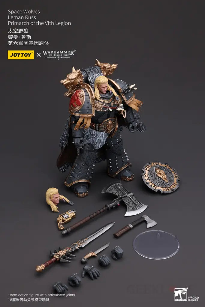 Space Wolves Leman Russ Primarch Of The Vith Legion Action Figure