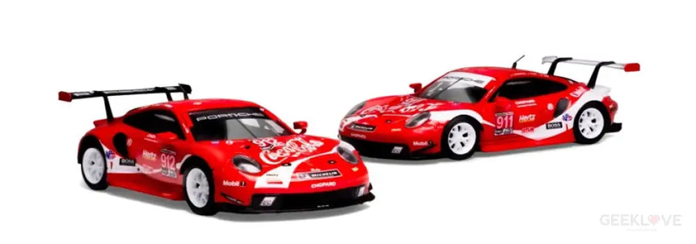 Sparky Porsche 911 Rsr 2019 Coca - Cola #911 #912 Petit Lemans Car Set Pre Order Price Sparky