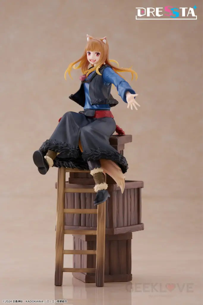 Spice And Wolf Merchant Meets The Wise Wolf Dressta Holo Statue