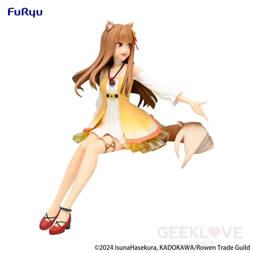 Spice And Wolf Noodle Stopper Figure Holo Sunflower Dress Ver. Prize