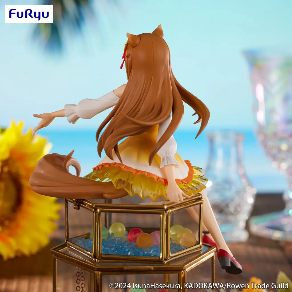 Spice And Wolf Noodle Stopper Figure Holo Sunflower Dress Ver. Prize