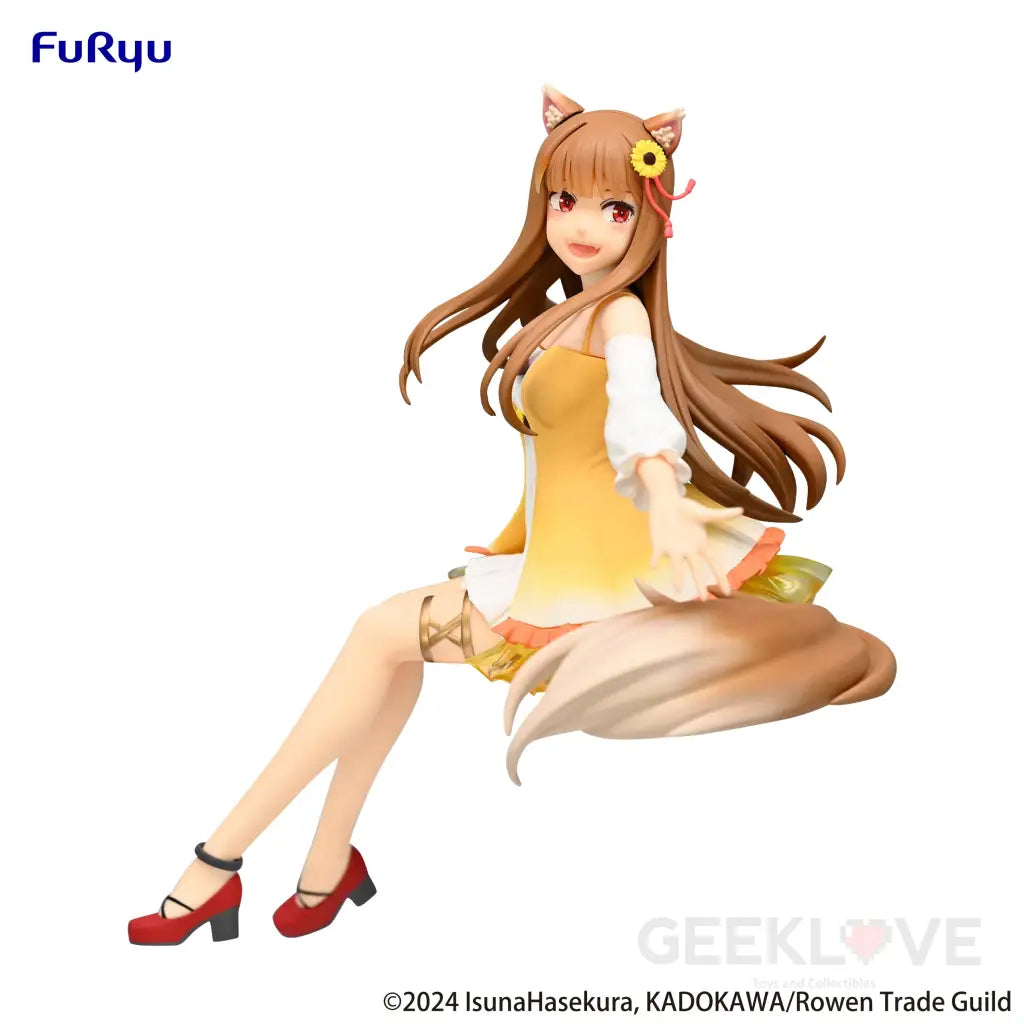 Spice And Wolf Noodle Stopper Figure Holo Sunflower Dress Ver. Prize