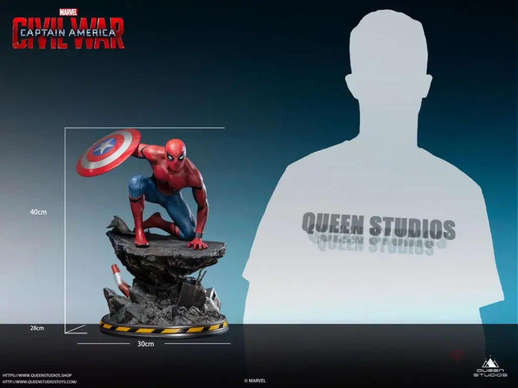 Spider-Man 1/4 Scale Premium Edition Captain America: Civil War Statue - GeekLoveph