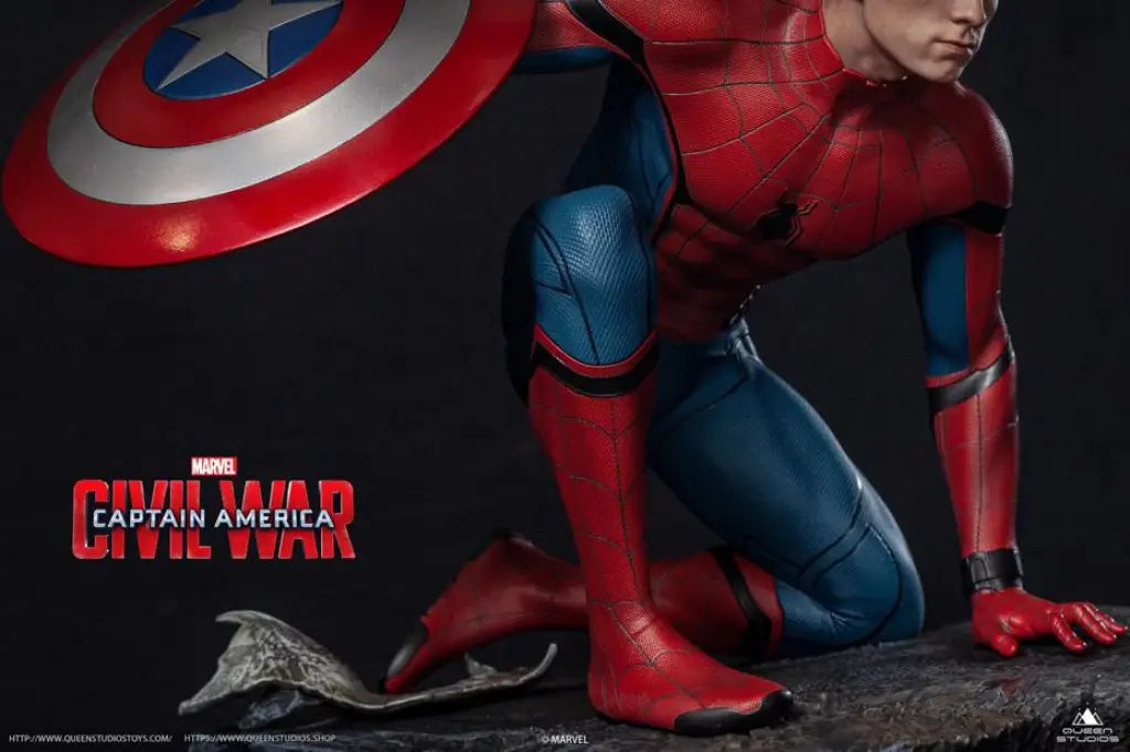 Spider-Man 1/4 Scale Premium Edition Captain America: Civil War Statue - GeekLoveph