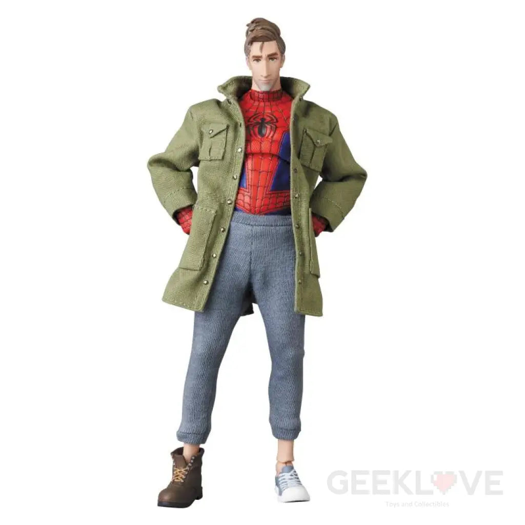 Spider-Man: Into the Spider-Verse MAFEX No.108 Spider-Man (Peter B. Parker) - GeekLoveph