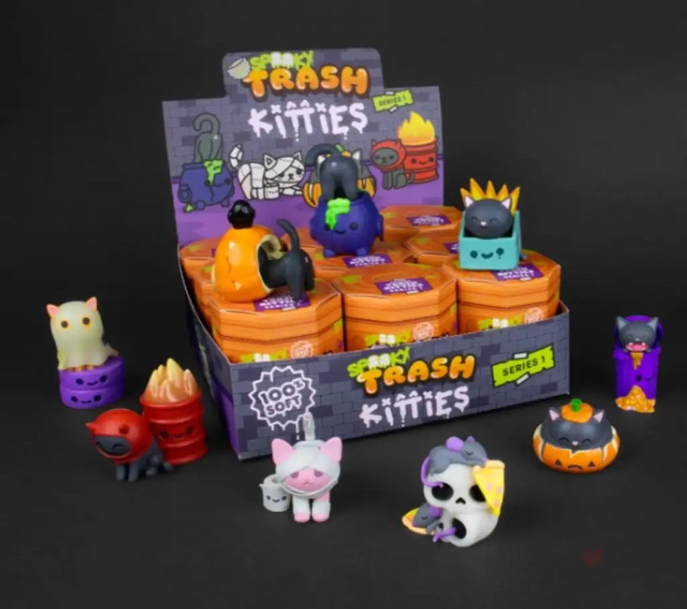 Spooky Trash Kitties Mystery Box (Box Of 9) Pre Order Price Blind