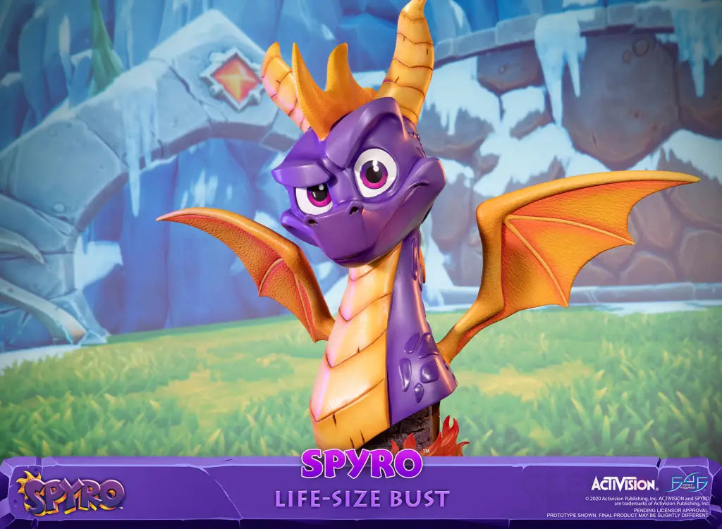 Spyro Reignited Trilogy Life-Size Spyro Bust - GeekLoveph