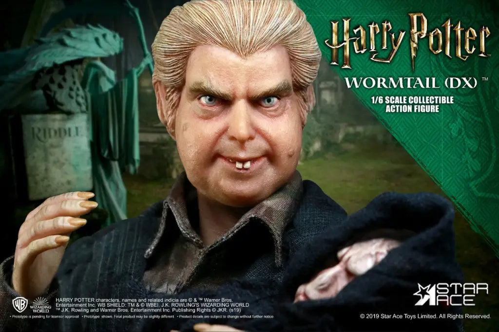 STAR ACE TOYS HARRY POTTER - "WORMTAIL" PETER PETTIGREW 1/6 SCALE ACTION FIGURE DELUXE Ver. - GeekLoveph