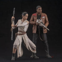 Star Wars ArtFX+ Rey & Finn Statue Set (The Force Awakens) - GeekLoveph