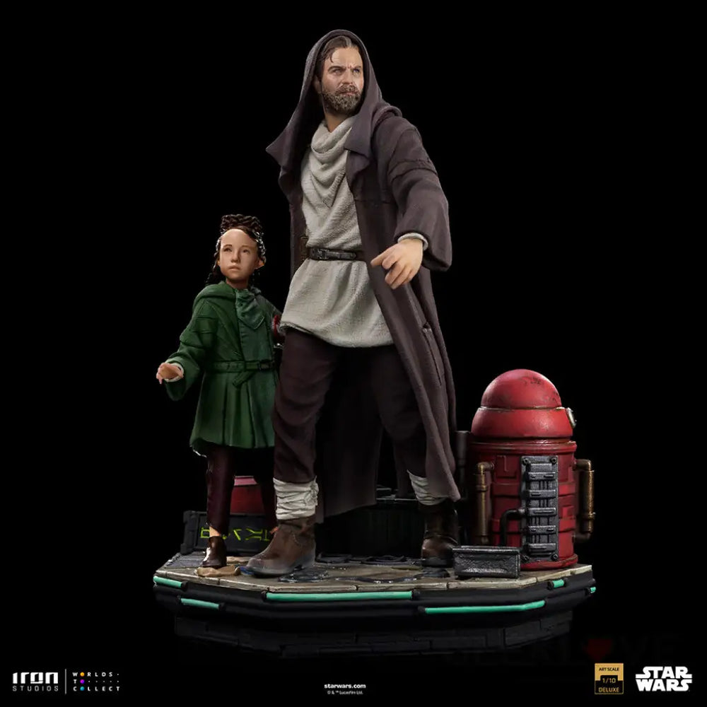 Star Wars Bds Obi-Wan And Young Leia 1/10 Art Scale Statue Deposit Preorder