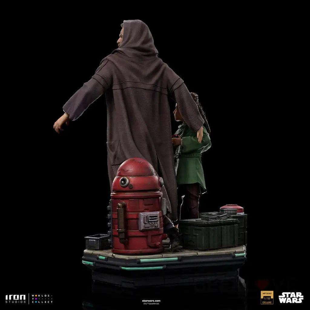 Star Wars Bds Obi-Wan And Young Leia 1/10 Art Scale Statue Preorder