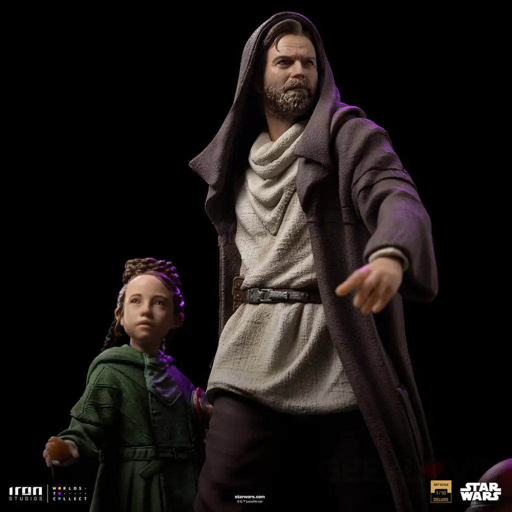 Star Wars Bds Obi-Wan And Young Leia 1/10 Art Scale Statue Preorder