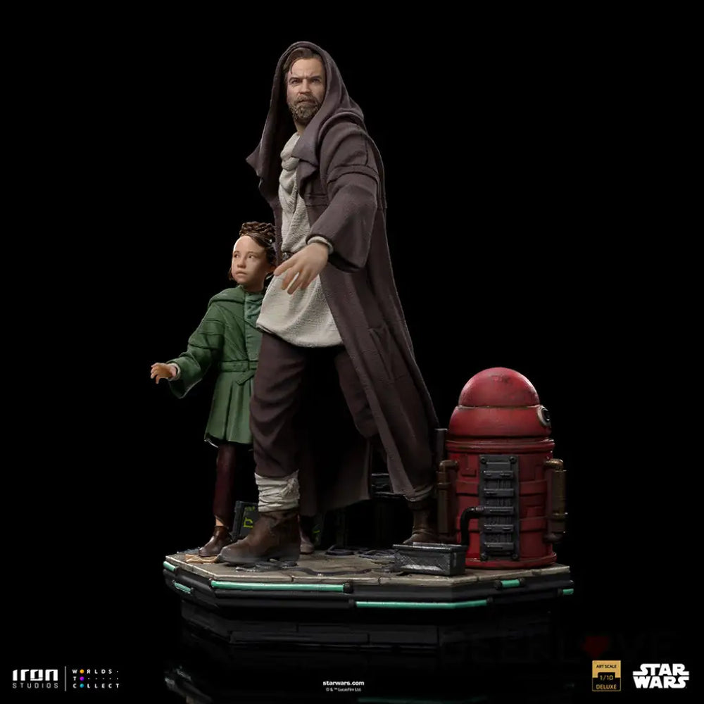 Star Wars Bds Obi-Wan And Young Leia 1/10 Art Scale Statue Preorder