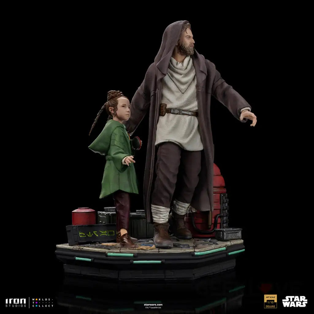 Star Wars Bds Obi-Wan And Young Leia 1/10 Art Scale Statue Preorder