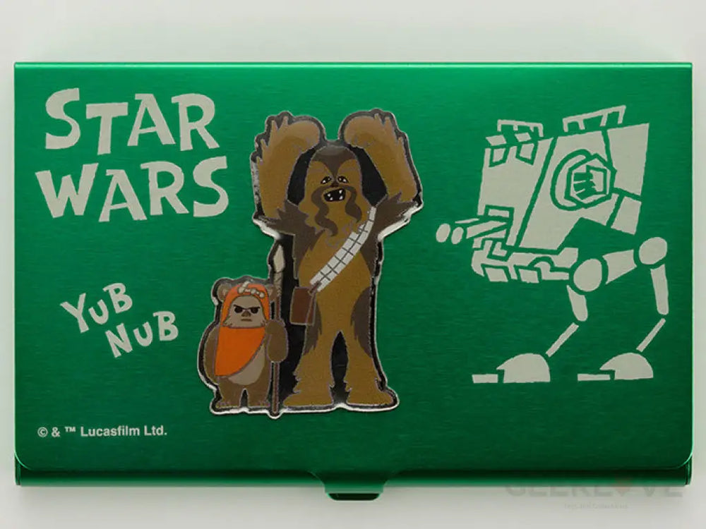 STAR WARS BUSINESS CARD HOLDER CHEWBACCA & EWOK - GeekLoveph