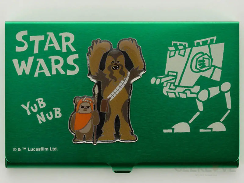 STAR WARS BUSINESS CARD HOLDER CHEWBACCA & EWOK