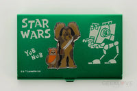STAR WARS BUSINESS CARD HOLDER CHEWBACCA & EWOK - GeekLoveph