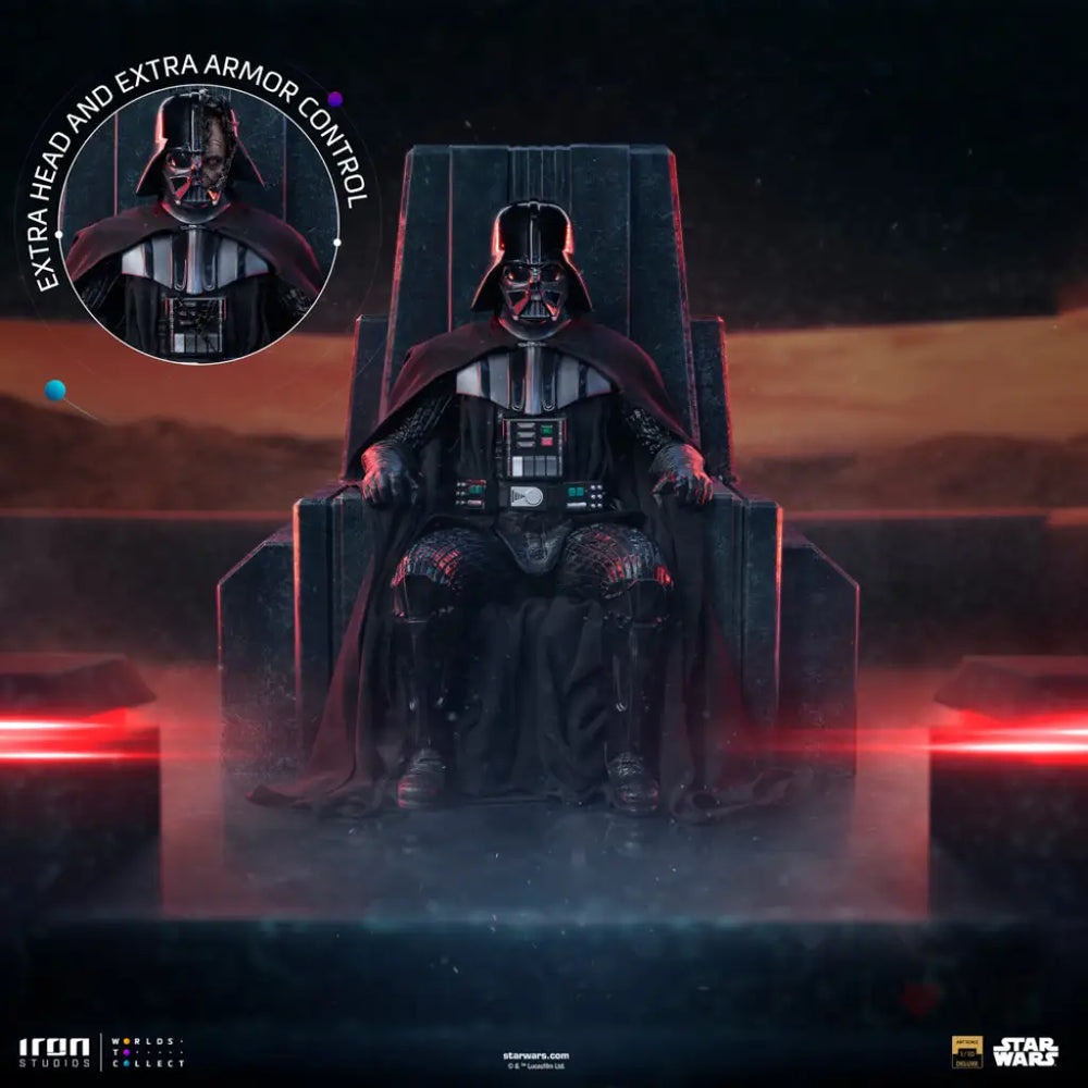 Star Wars Darth Vader on Throne 1/10 Scale Statue Pre Order Scale Figure