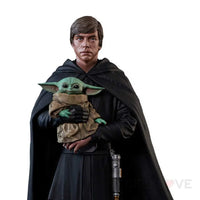 Star Wars Premier Collection Mandalorian Luke & Grogu Statue - GeekLoveph