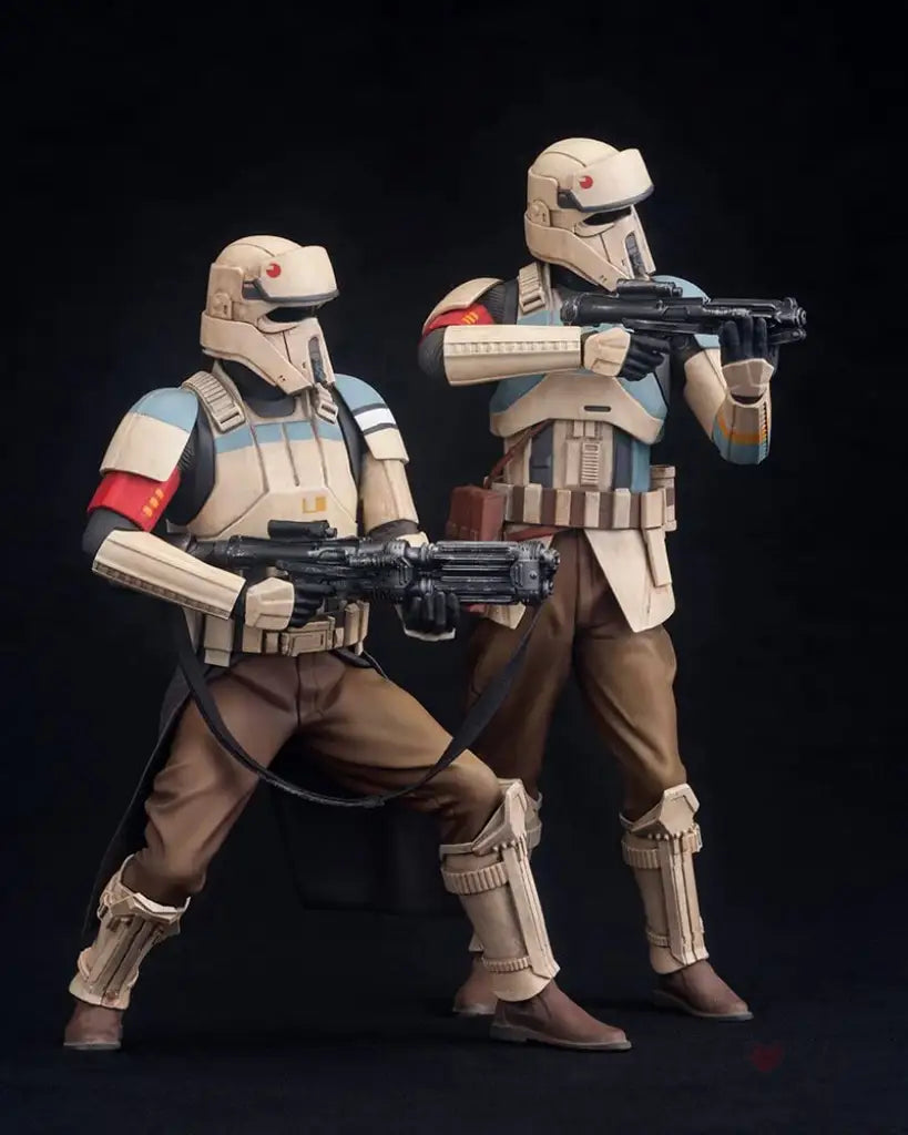 Star Wars Rogue One Scarif Stormtrooper ArtFX+ Statue 2-Pack - GeekLoveph