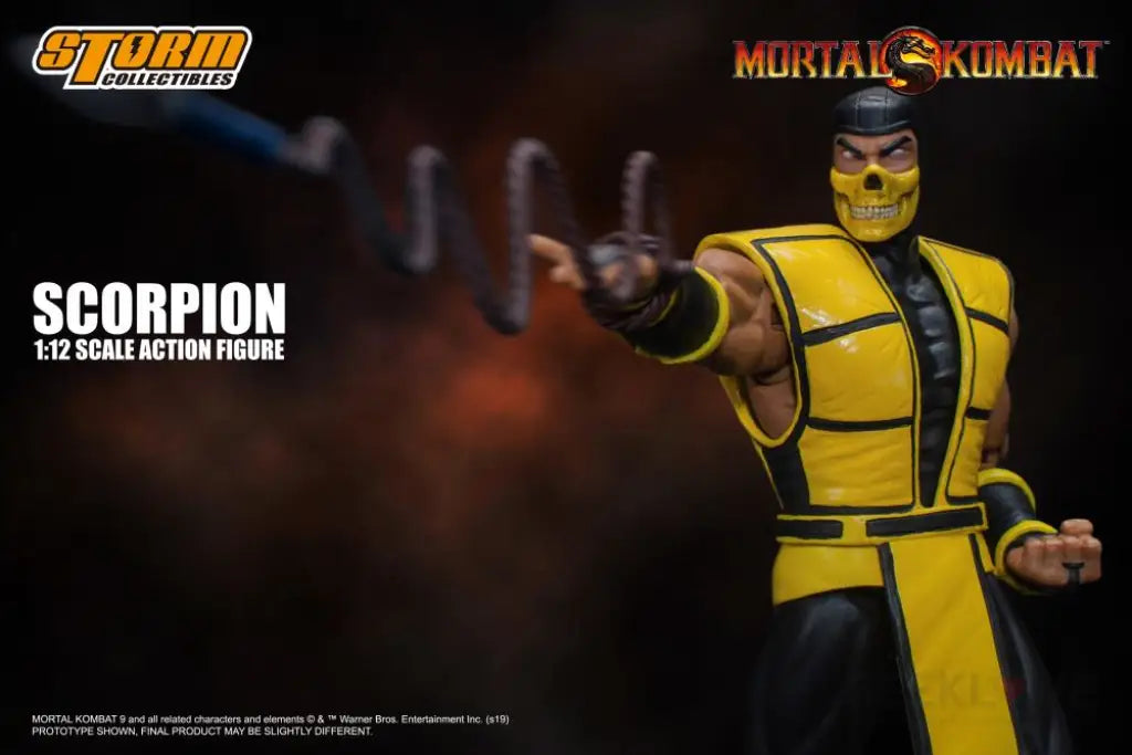 STORM COLLECTIBLES: Mortal Kombat 3 VS Series Scorpion 1/12 Scale Figure - GeekLoveph