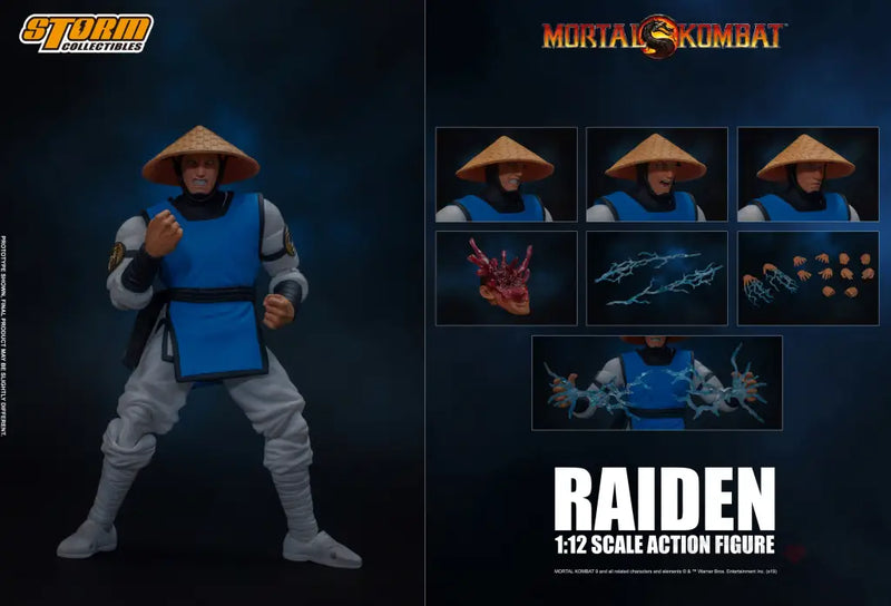 STORM COLLECTIBLES: Mortal Kombat - Raiden 1/12 Scale Figure