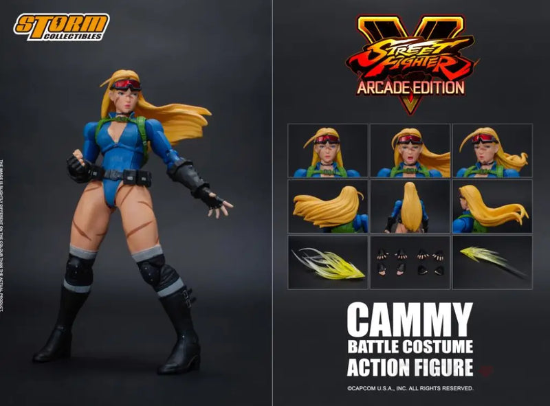 Storm Collectibles: SFV Cammy (Arcade Edition) Battle Costume 1/12 Scale Figure