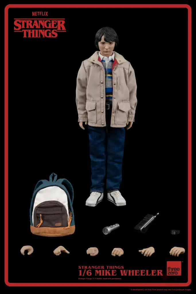 Stranger Things Mike Wheeler 1/6 Scale Figure Action