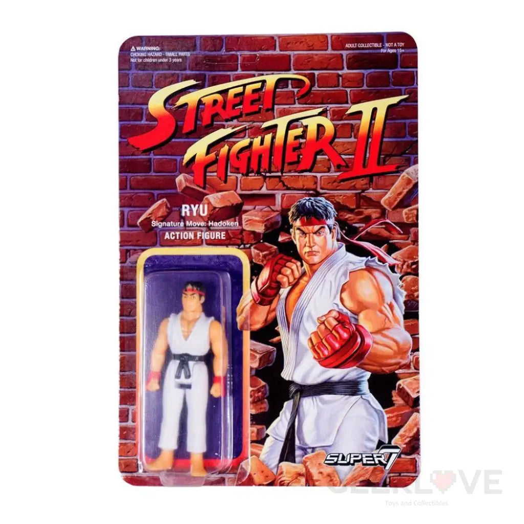 Street Fighter 2 ReAction Figures Regular Edition - SET of 6 - GeekLoveph