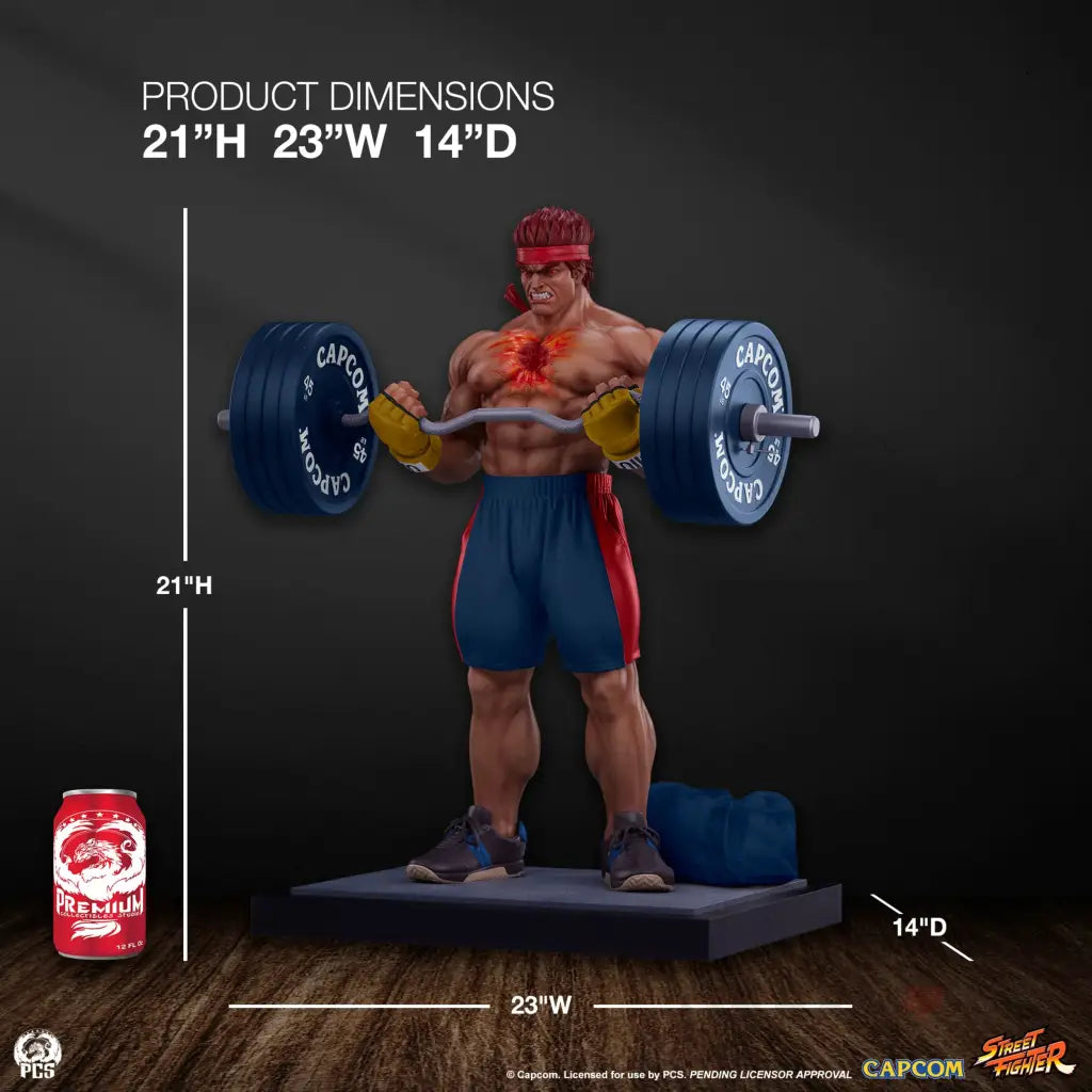 Street Fighter - Evil Ryu: Powerlifting 1:4 Premier Series Statue Scale Figure