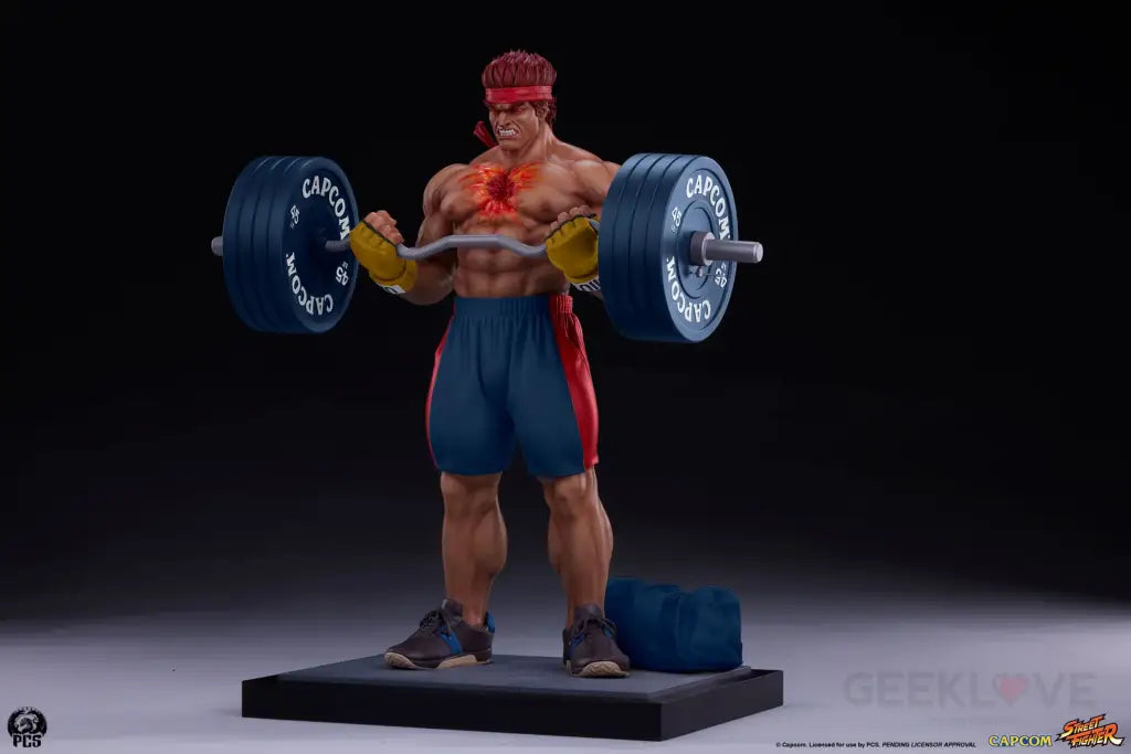 Street Fighter - Evil Ryu: Powerlifting 1:4 Premier Series Statue Scale Figure