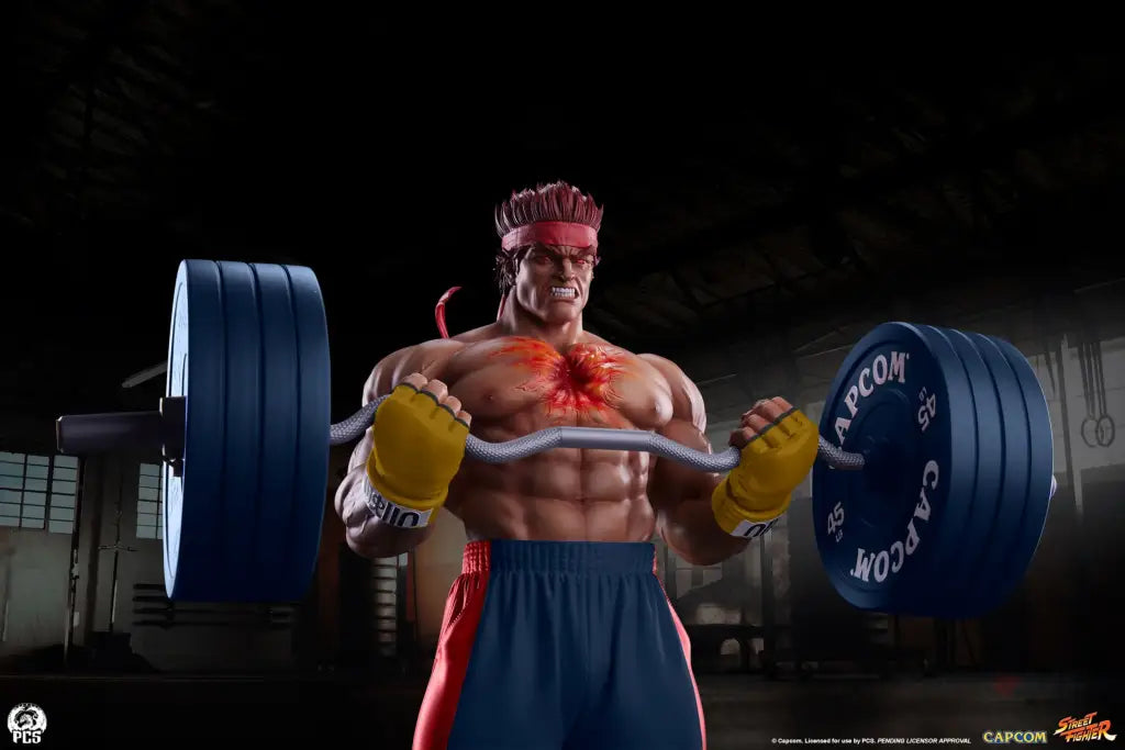 Street Fighter - Evil Ryu: Powerlifting 1:4 Premier Series Statue Scale Figure