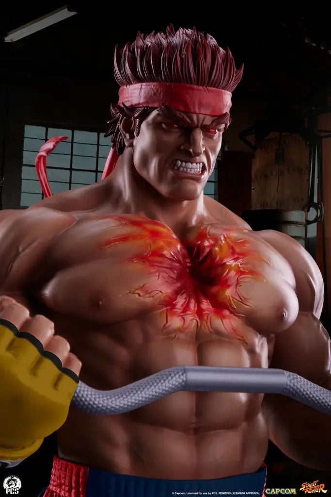 Street Fighter - Evil Ryu: Powerlifting 1:4 Premier Series Statue Scale Figure